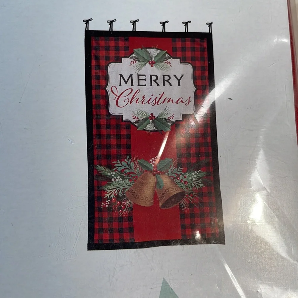 Christmas window shade decoration